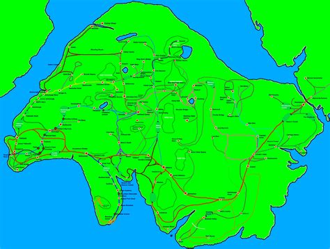 Map Of The Island Of Sodor World Map | Images and Photos finder