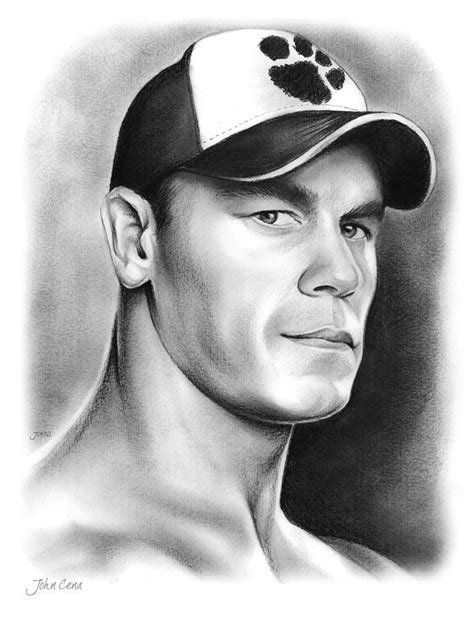 John Cena by Greg Joens in 2020 | John cena, Celebrity portraits, Realistic face drawing