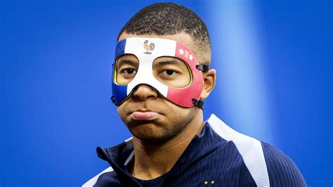 Why Kylian Mbappe is wearing a mask at Euro 2024: Broken nose requires ...