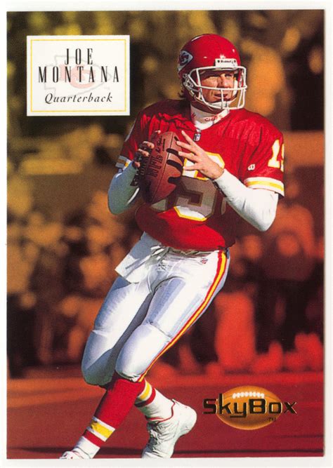 Joe Montana Chiefs Card - THE SHOOT