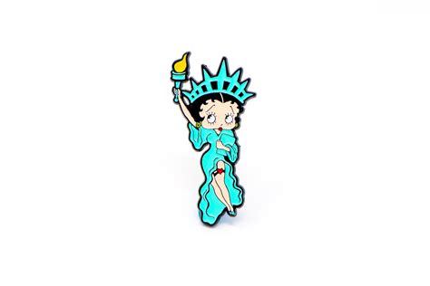 Betty Boop - Statue of Liberty Enamel Pin | Rockin Pins