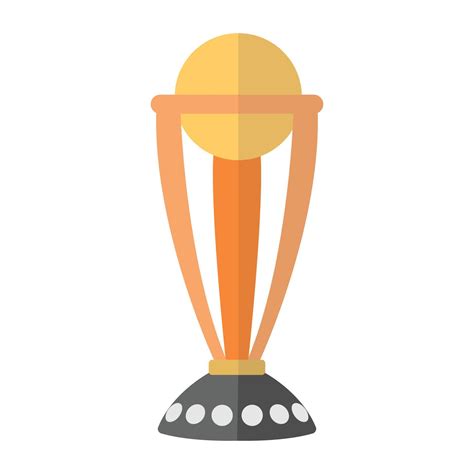 Trendy Cricket Trophy 14835750 Vector Art at Vecteezy