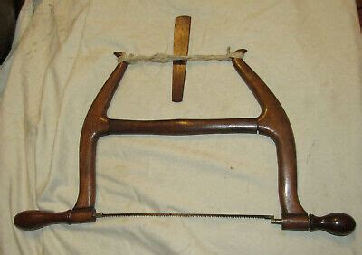 nice shaped antique wooden bow saw frame saw old woodworking tool saw ...