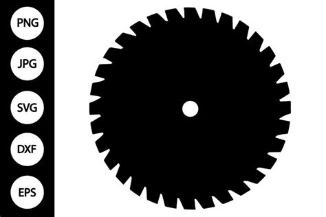 Silhouette Saw Blade SVG (3176580)