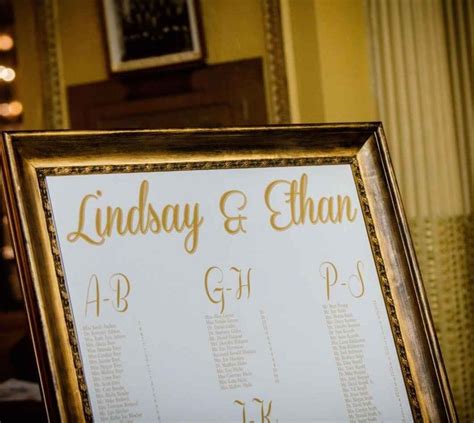 Elegant wedding seating chart. Embassy Theatre, Fort Wayne, IN The ...