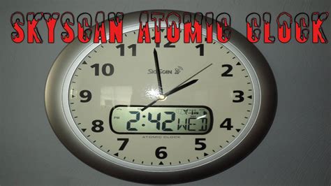 SkyScan Atomic Clock - Model 27010 Review - YouTube