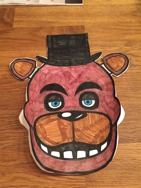 Freddy Mask Tutorial (easy) | Five Nights At Freddy's Amino