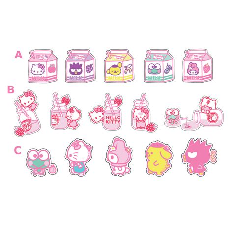 Hello Kitty Sticker: Hello Sanrio Kawaii Set