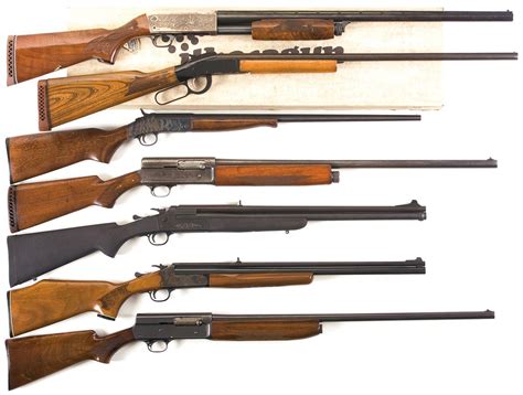 Seven Shotguns- A) Engraved Ithaca Model 37 2500 Series Centennial Featherlight Slide Action Shotgun