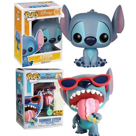 Top 10! Funko POP Summer Stitch 636# Elvis Stitch 127#Stitch 159# Vinyl PVC Figure Toys for USD ...