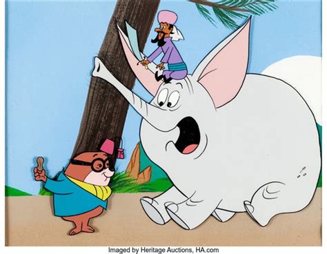 Secret Squirrel Show Tusk Tusk Morocco Mole and Poojie Production Cel ...