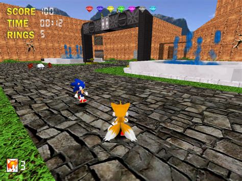 Gameplay Screenshot image - Sonic The Hedgehog 3D - Indie DB