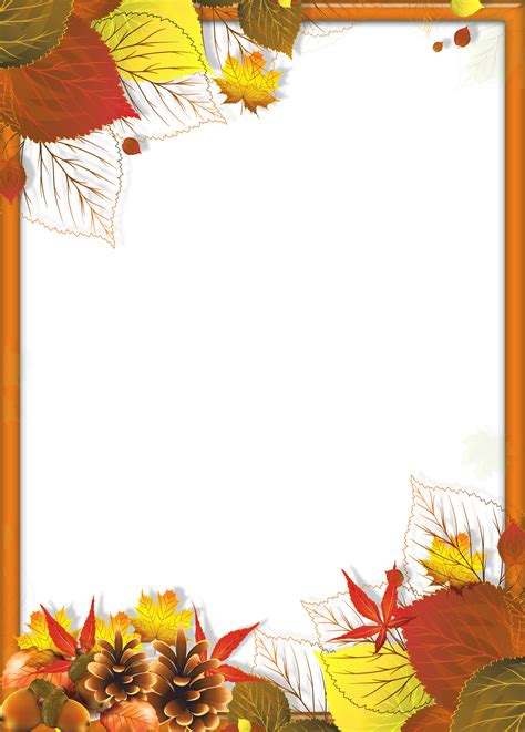 Fall Theme Border