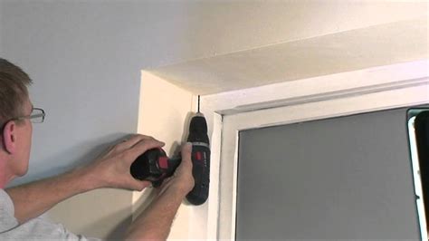 How to Install a Roller Blind - YouTube