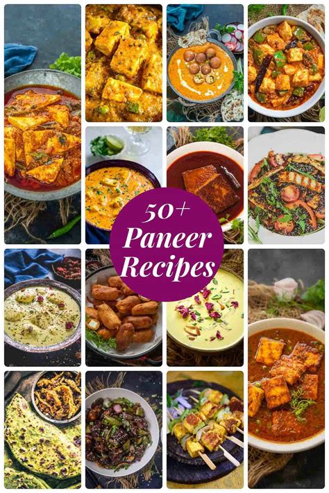 Collection of 50 Best Paneer Recipes - Whisk Affair