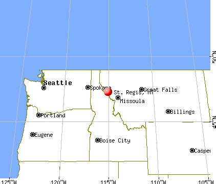 St. Regis, Montana (MT 59866) profile: population, maps, real estate, averages, homes ...