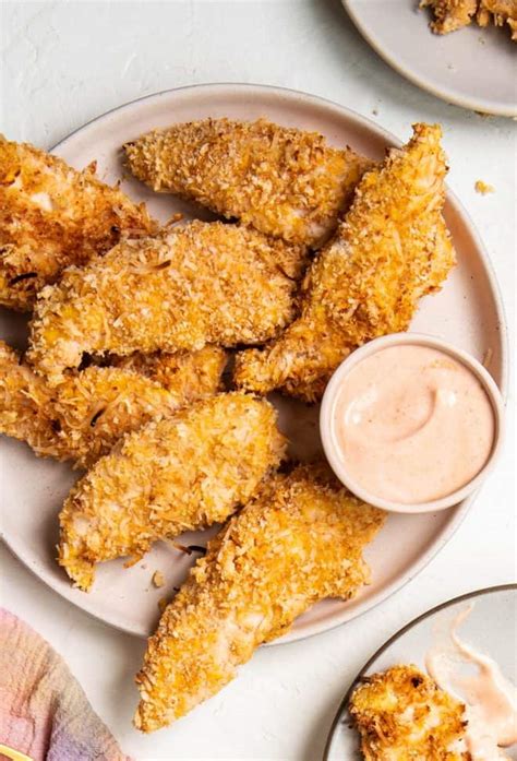 Baked Coconut Chicken Tenders - Spoonful of Flavor