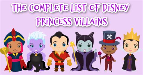 Disney Princess Villains Names