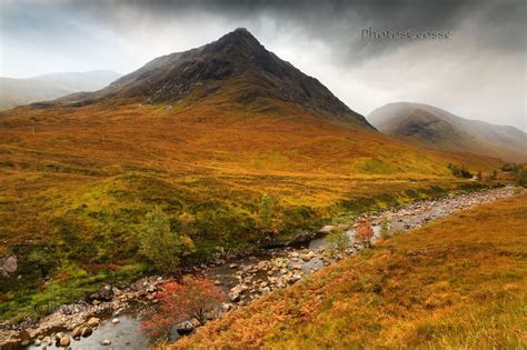 Glen Etive. Autumn Colours in the rain. Scottish Highlands. | Scotland landscape, Scottish ...