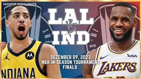 Los Angeles Lakers vs Indiana Pacers Full Game Highlights | Dec 7 | 2023 NBA In-Season ...