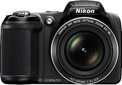 Amazon.com : Nikon Coolpix L320 16.1MP Digital Camera with 26x Optical Zoom - Black : Point And ...