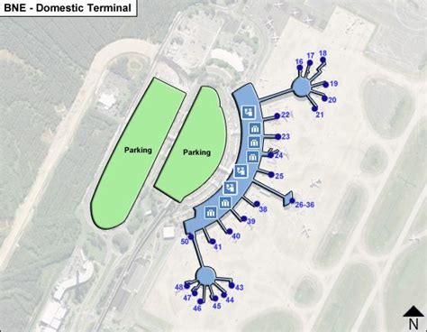 Brisbane Domestic Airport Map