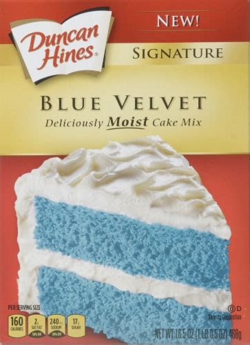 Duncan Hines Signature Blue Velvet Cake Mix, 16.5 Oz - Kroger