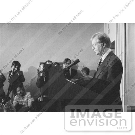 Image of Jimmy Carter Speaking on the Iran Hostage Crisis | #7623 by JVPD | Royalty-Free Stock ...