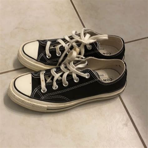 chuck 70s low in black | Chuck 70s, Black converse low, Converse vintage