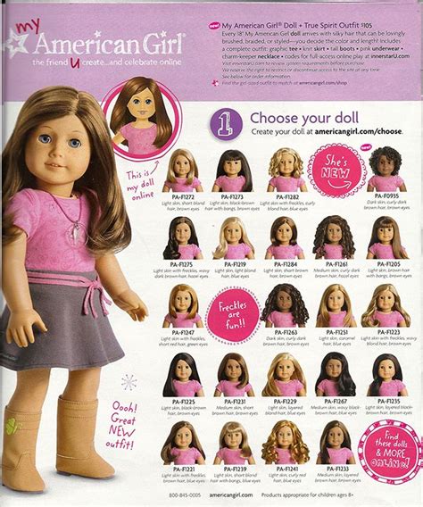 Visual chart of truly me dolls – Artofit