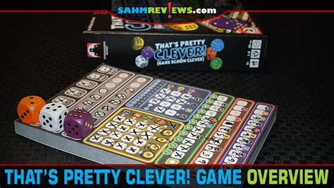 That's Pretty Clever and Twice as Clever Dice Game Overview