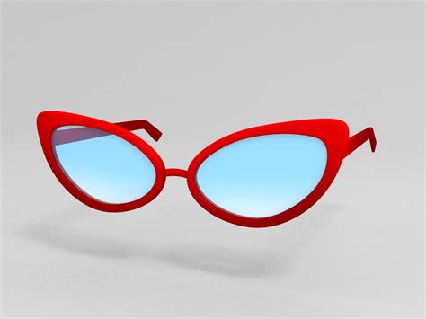 Glasses Free 3D Model - .obj .c4d - Free3D