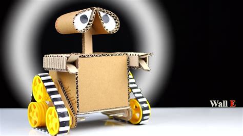 How to Make a robot at home from Cardboard - DIY Wall E Robot - Mr H2 - YouTube