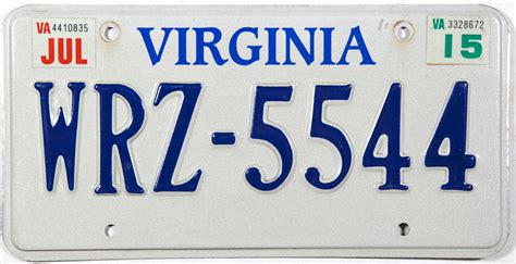 2015 Virginia License Plate | Brandywine General Store