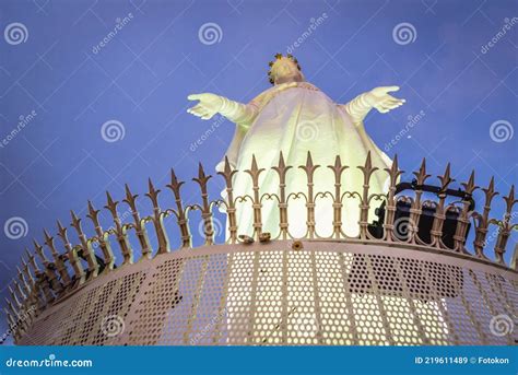 Our Lady of Lebanon Statue in Harissa Town Editorial Stock Image ...