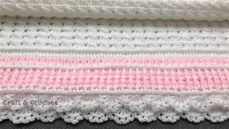 Free And Easy Crochet Baby Blanket Pattern For Beginners