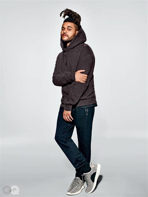 The Weeknd Wears Kanye's New Yeezy Collection Photos | GQ