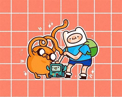 an image of adventure time with finn and squidie on the bathroom wall tile background