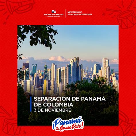 Hoy se conmemora la Separación de Panamá de Colombia