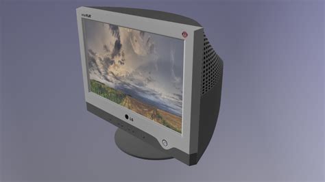 Crt monitor | DownloadFree3D.com