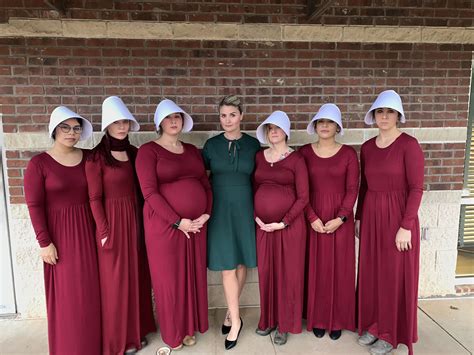 Halloween 2018! Handmaids Tale! Group costume! Mrs. Waterford! ️ | Handmaids tale costume, Group ...