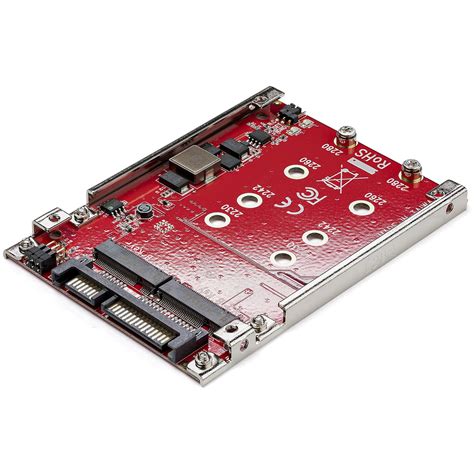 Buy StarTech.com M.2 to SATA Adapter - Dual Slot - for 2.5in Drive Bay - RAID - M.2 SSD - M.2 ...