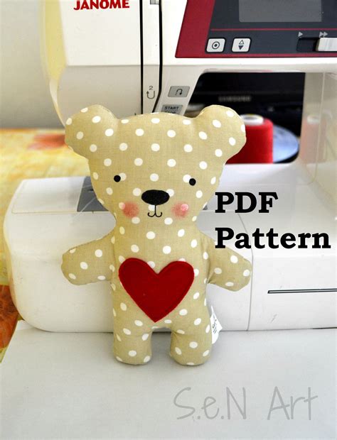 Kits & How To Teddy Bear Sewing PDF Pattern Tutorials etna.com.pe