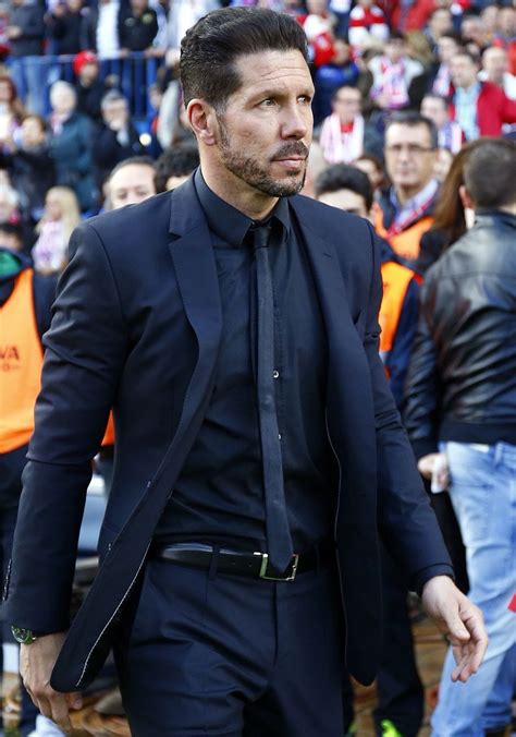 Diego Simeone Atlético Madrid - Malaga | Anzug, Mann