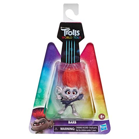 DreamWorks Trolls World Tour Barb, Doll Figure with Guitar Accessory ...