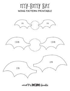 bitty-bat-wings-template - Awesome with Sprinkles