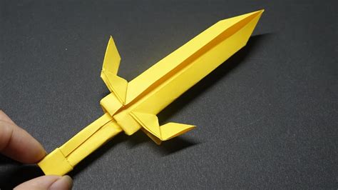 How to make a Paper Sword PART 2 - Easy Origami Tutorial - DIY Ninja Sword - YouTube