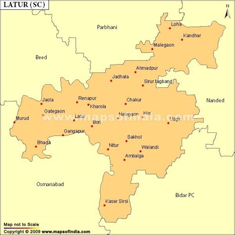 Latur Parliamentary Constituency Map, Election Results and Winning MP