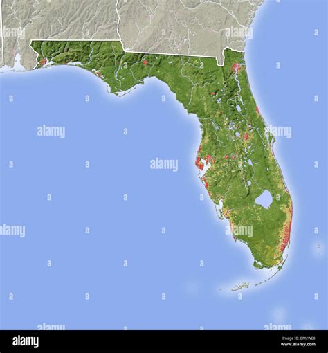 Topographic Map Lee County Florida - Darsie Francesca