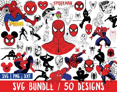 Spiderman SVG Bundle Marvel Cricut Spiderman Cricut | Etsy